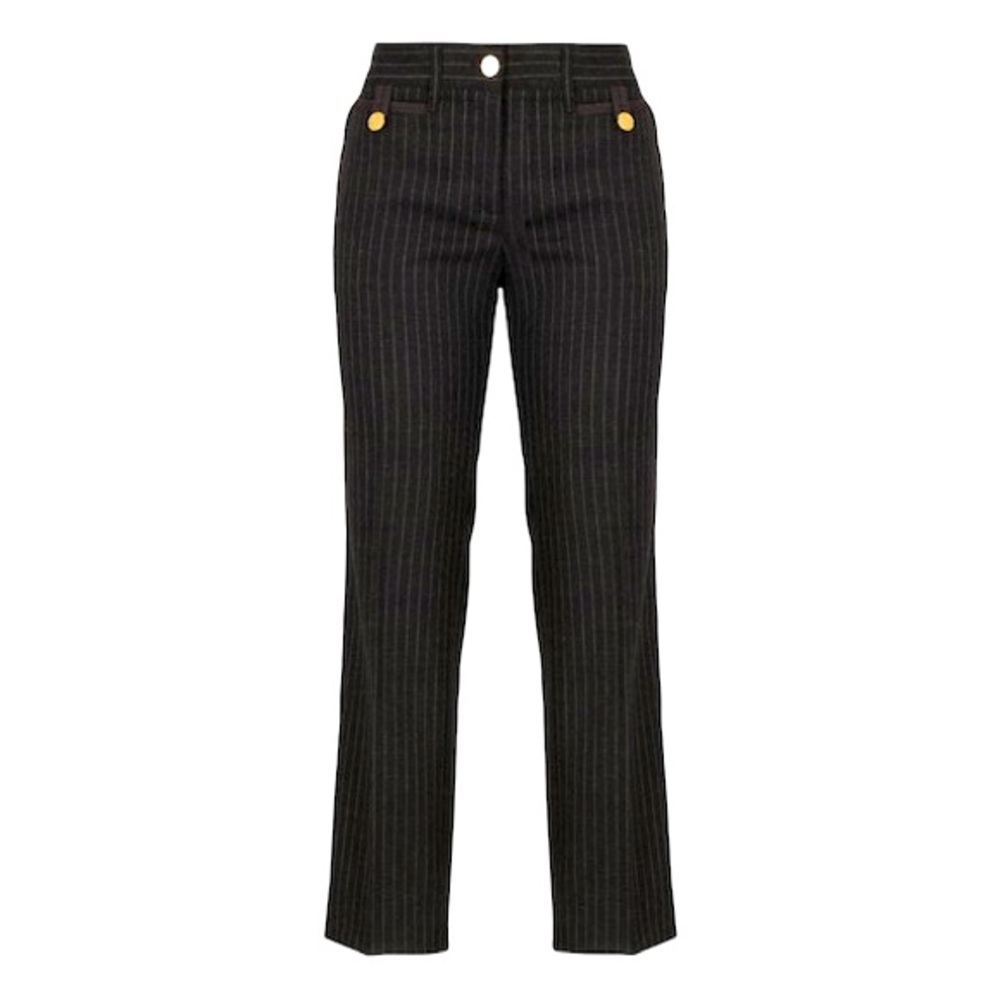 Dolce & Gabbana Pinstripe Wool Trousers